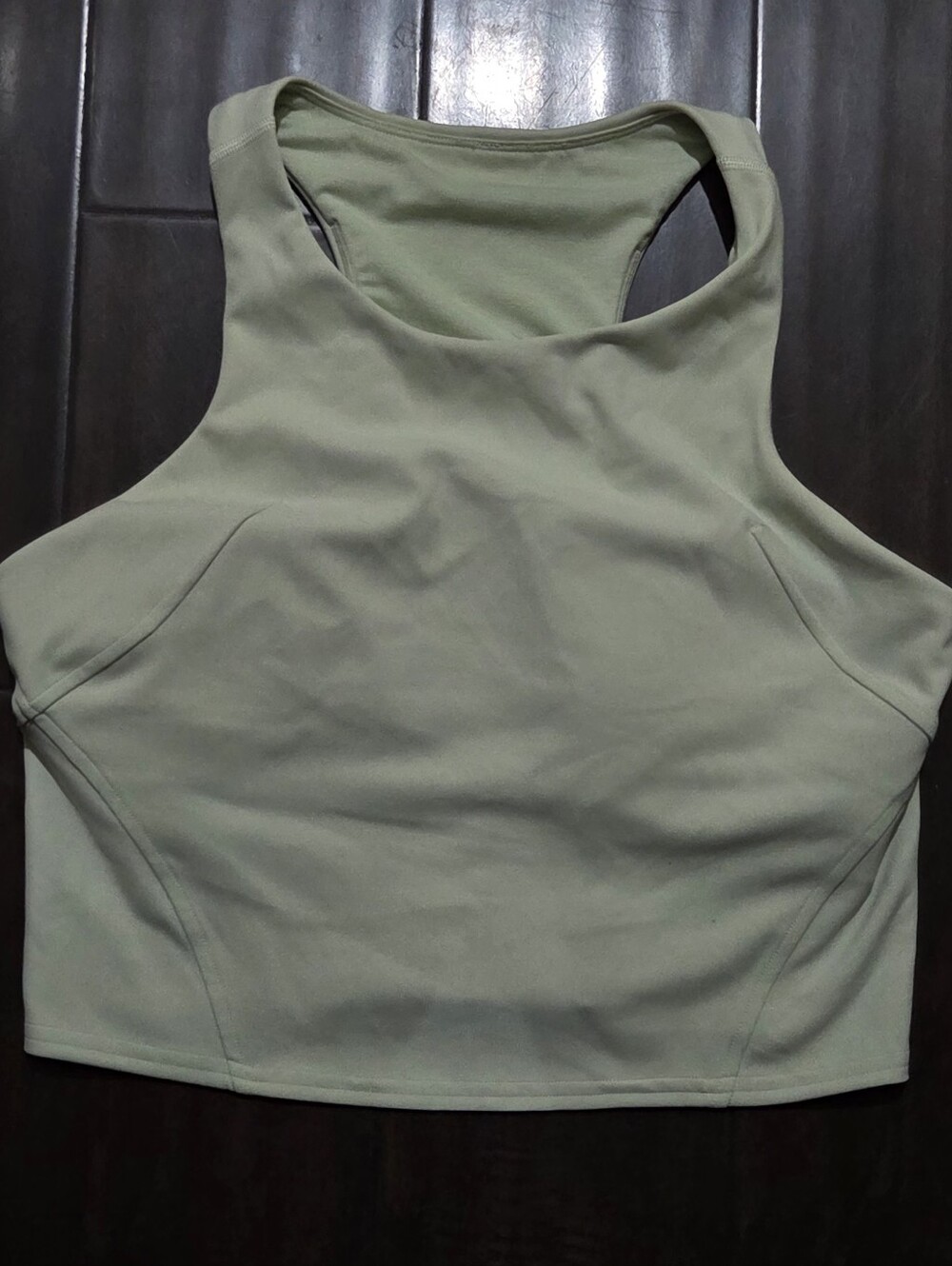 lululemon athletica Light Sage High-Neck Cropped Tank